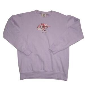 Comfort Colors x Threadz by Lee Pokémon Mew Lavender Crewneck Sweatshirt Size M